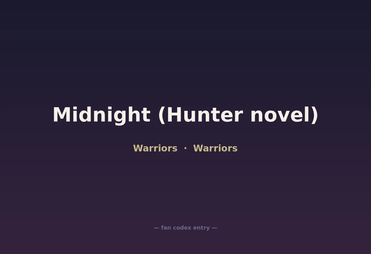 Midnight (Hunter novel)
