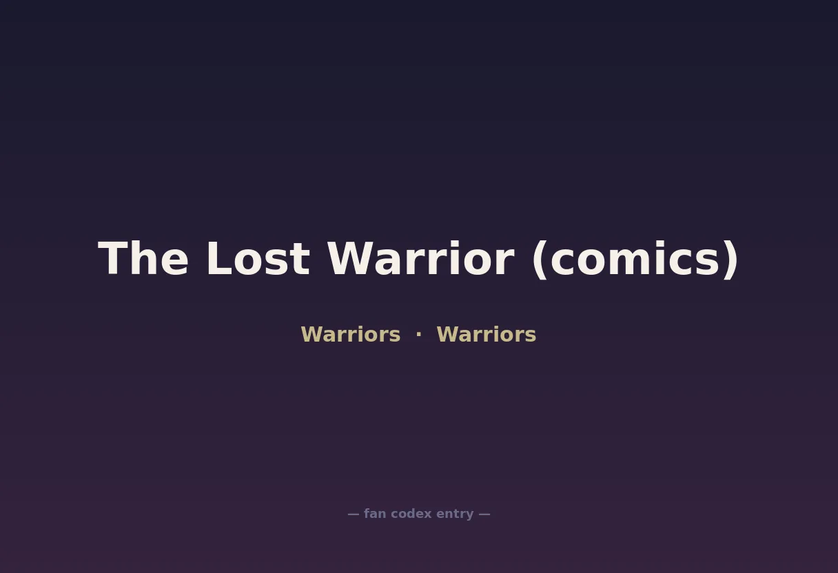 The Lost Warrior (comics)
